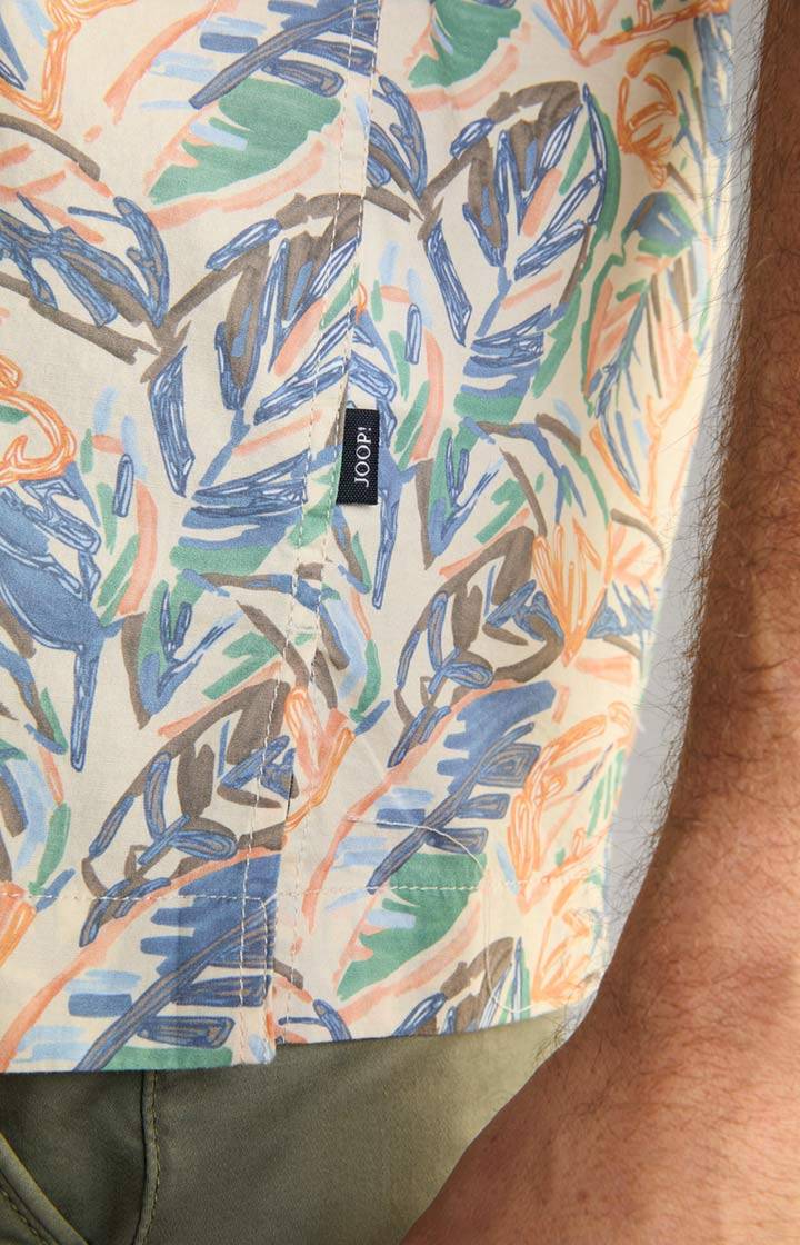 Joop Hemd Hanes In Gelb Gemustert