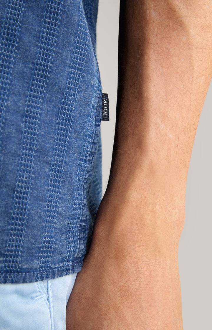 Joop Hemd Hanno In Denim Blau