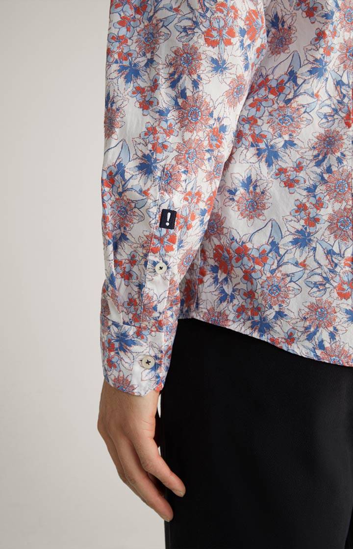 Joop Hemd Hanson In Blau/Rot/Weiß Gemustert