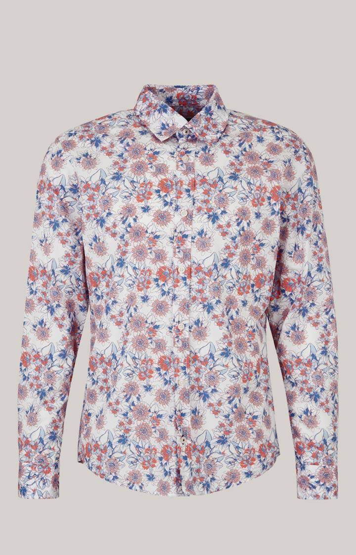 Joop Hemd Hanson In Blau/Rot/Weiß Gemustert