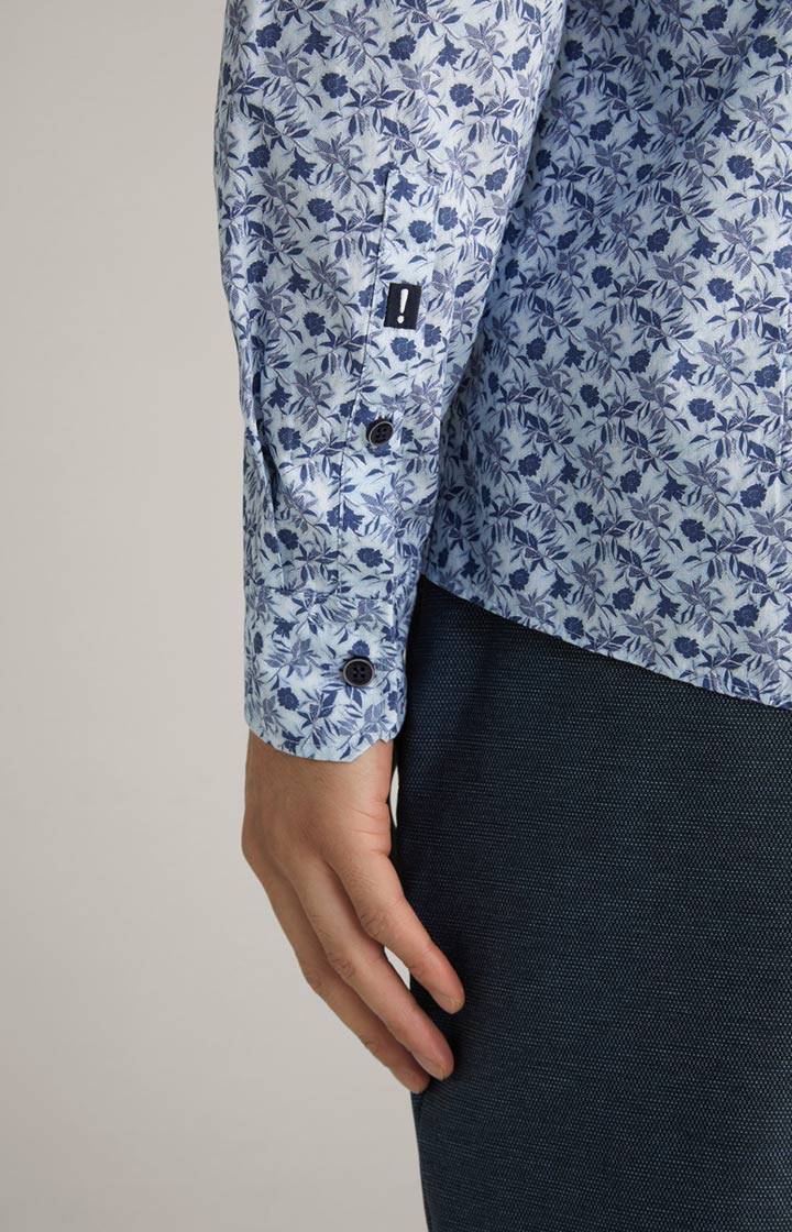 Joop Hemd Hanson In Hellblau Gemustert