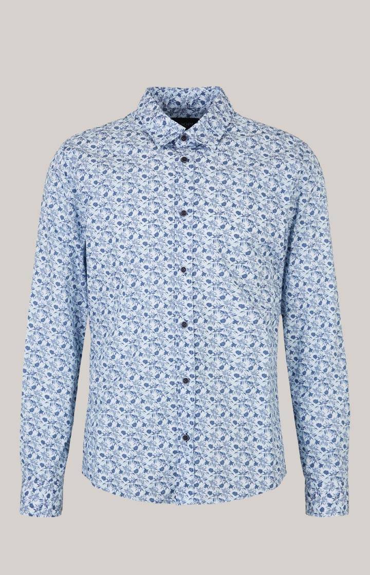 Joop Hemd Hanson In Hellblau Gemustert