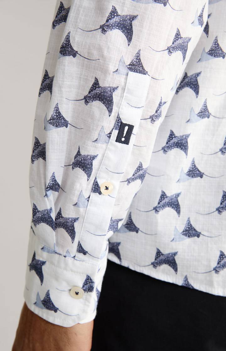 Joop Hemd Hanson In Weiß Gemustert