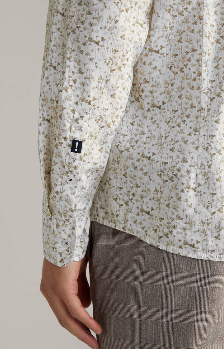 Joop Hemd Hanson In Weiß/Grün Gemustert