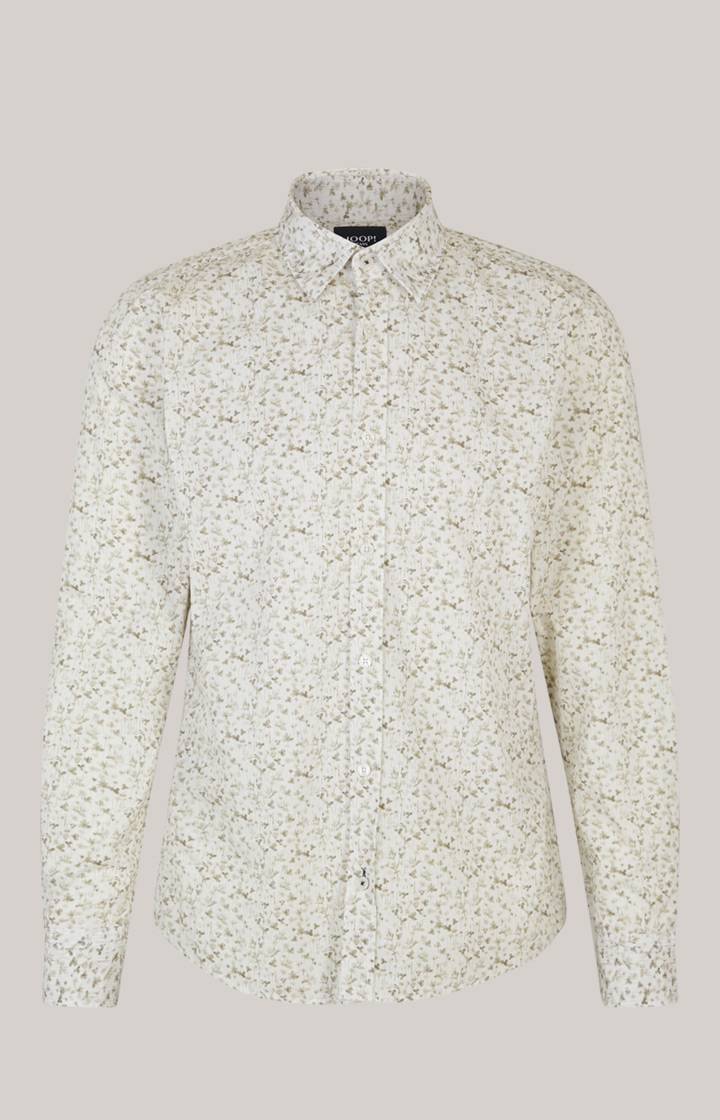 Joop Hemd Hanson In Weiß/Grün Gemustert