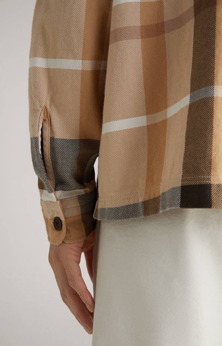 Joop Hemd Harvi In Beige Kariert