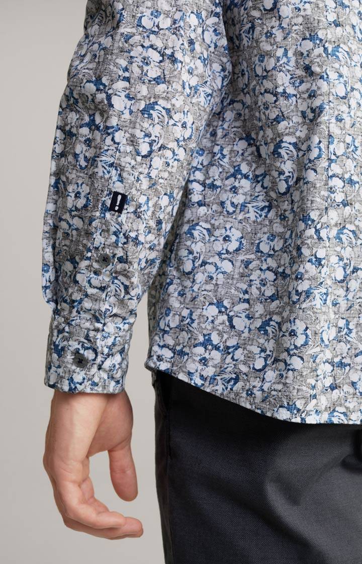 Joop Hemd Heli In Blau Gemustert