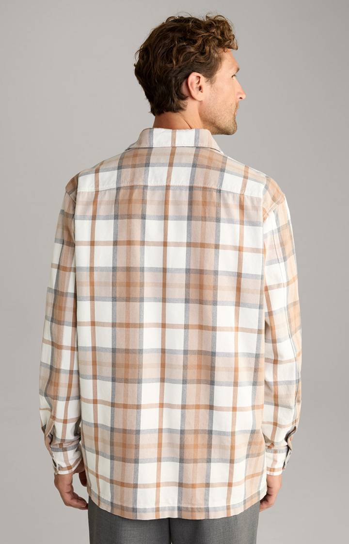 Joop Hemd Karter In Hellbraun Kariert