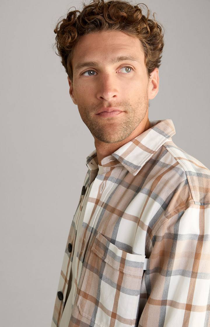 Joop Hemd Karter In Hellbraun Kariert