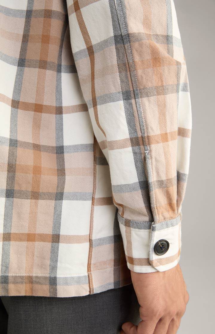 Joop Hemd Karter In Hellbraun Kariert