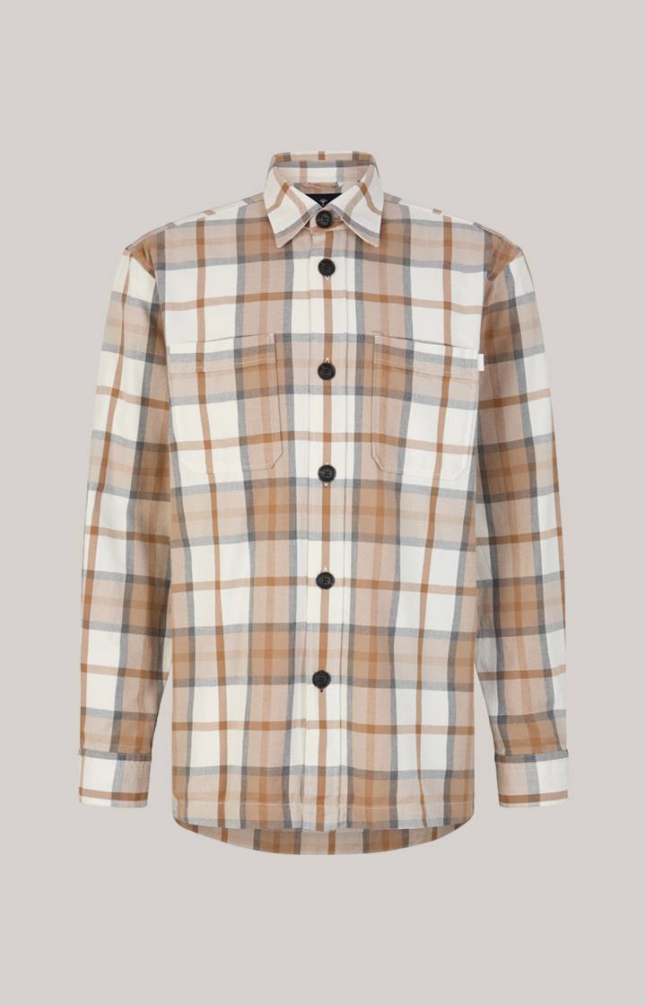 Joop Hemd Karter In Hellbraun Kariert