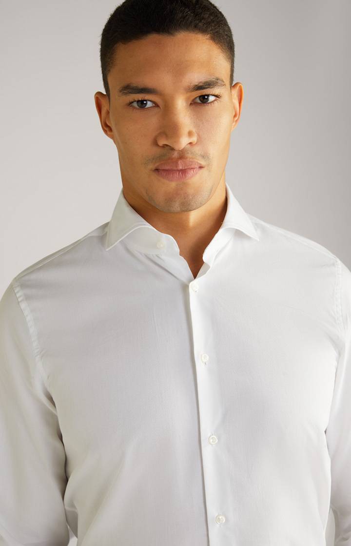 Joop Hemd Mika In Weiß Strukturiert