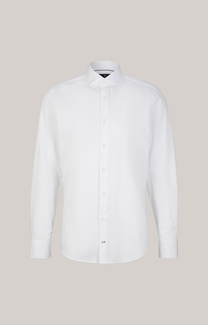 Joop Hemd Mika In Weiß Strukturiert