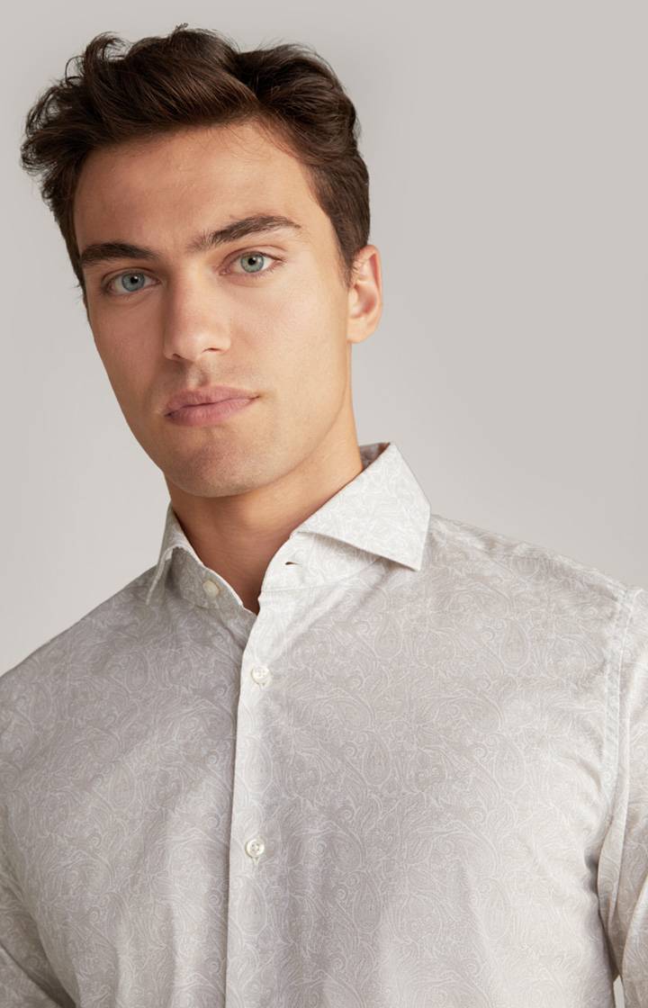 Joop Hemd Pai In Beige Gemustert