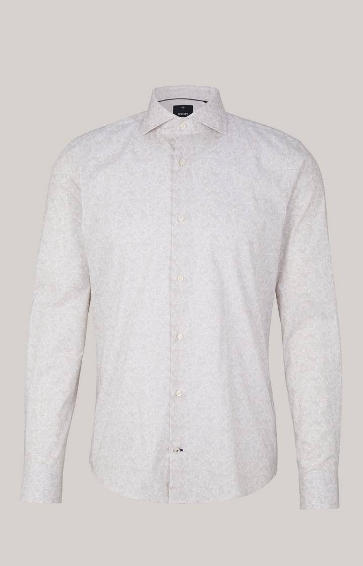 Joop Hemd Pai In Beige Gemustert