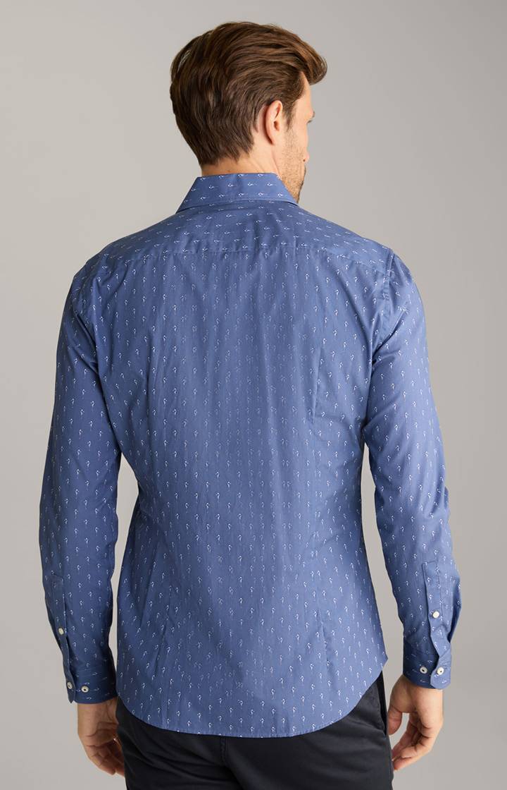 Joop Hemd Pai In Blau Gemustert