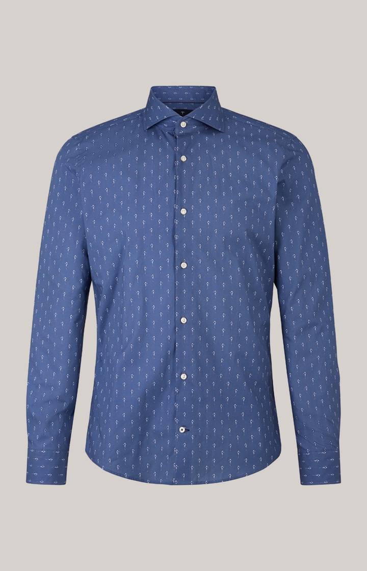 Joop Hemd Pai In Blau Gemustert