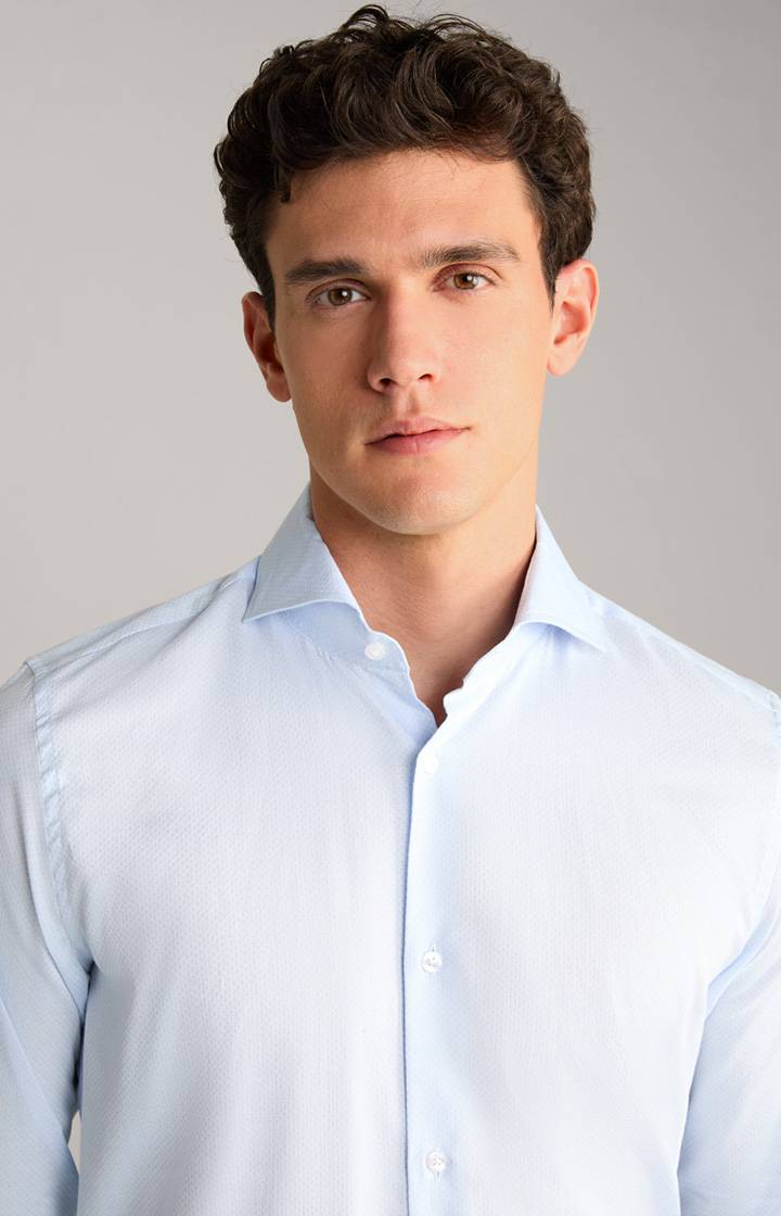 Joop Hemd Pai In Hellblau Gemustert