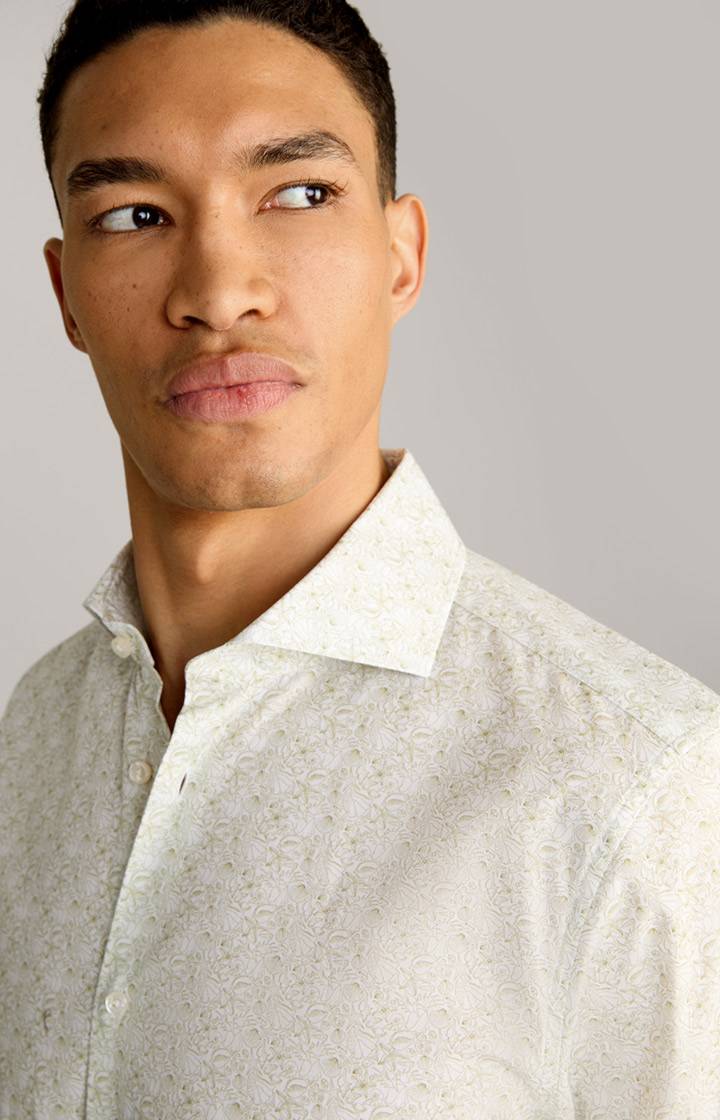 Joop Hemd Pai In Hellgrün Gemustert