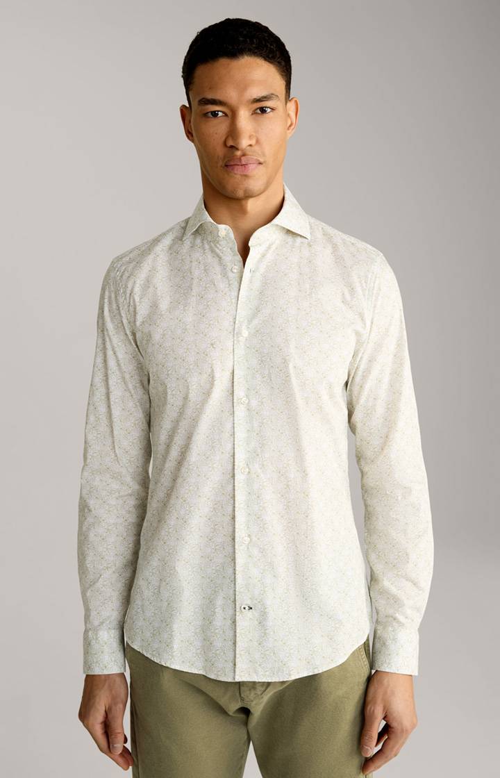 Joop Hemd Pai in Hellgrün gemustert