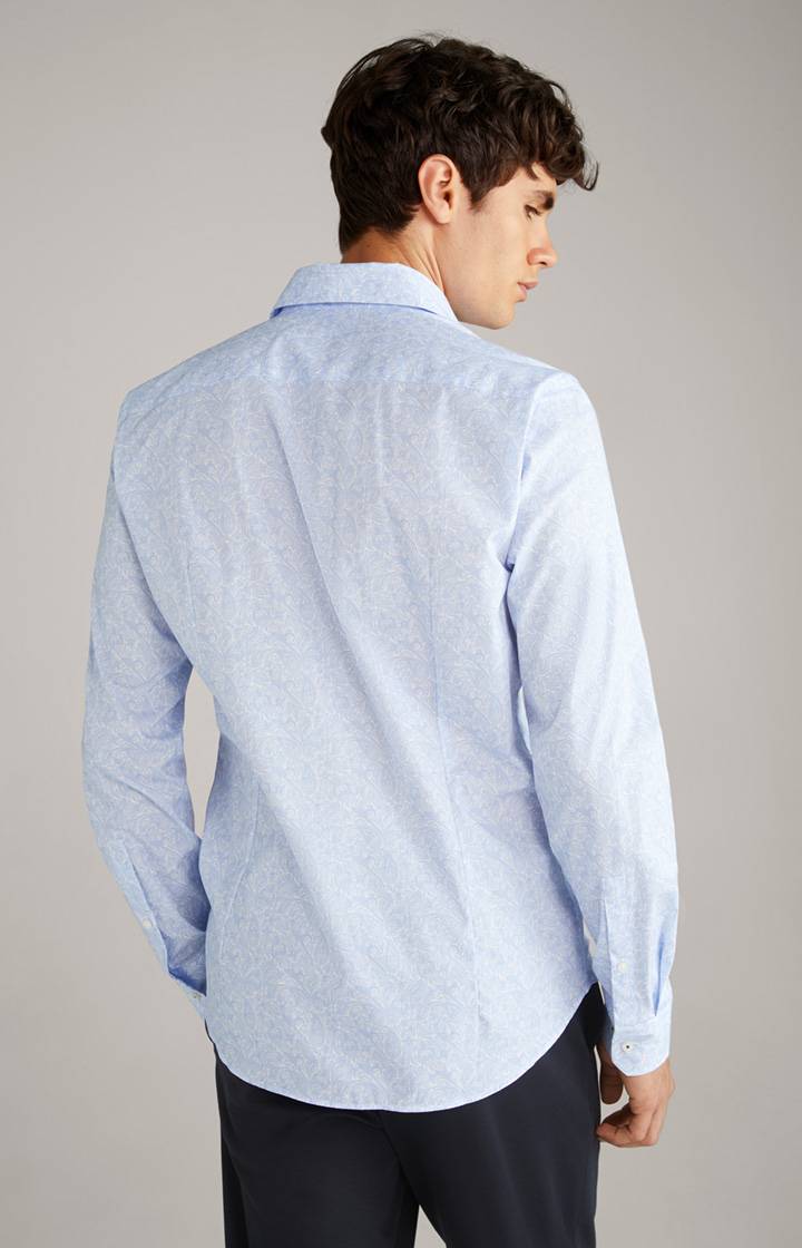 Joop Hemd Pai In Pastellblau Gemustert