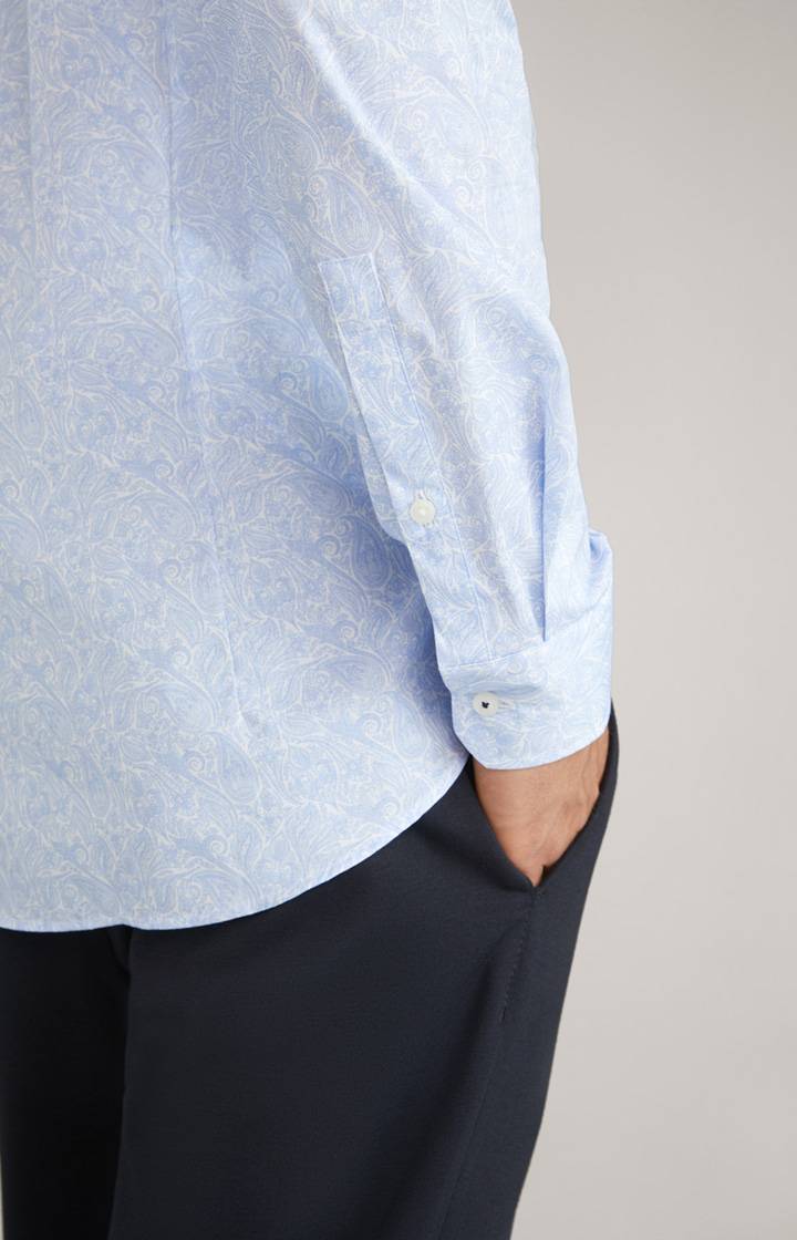 Joop Hemd Pai In Pastellblau Gemustert