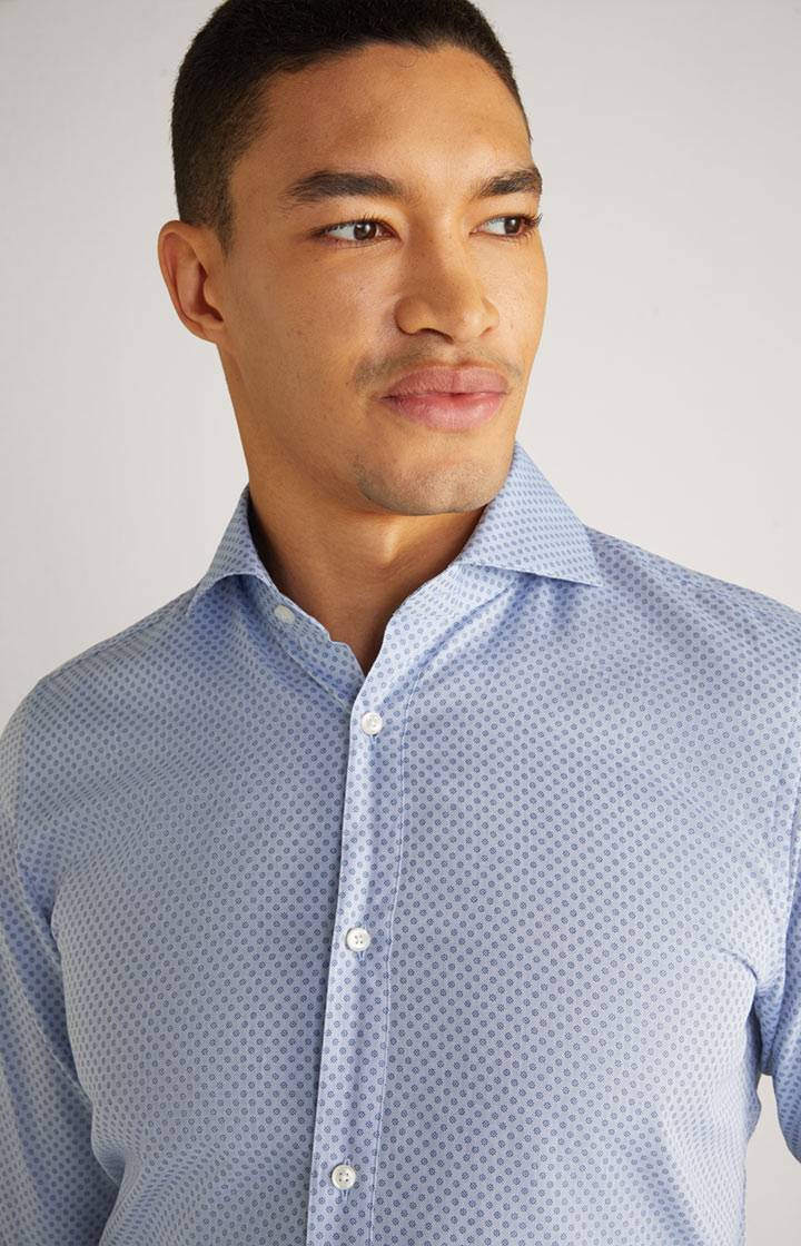 Joop Hemd Paiton In Blau Gemustert