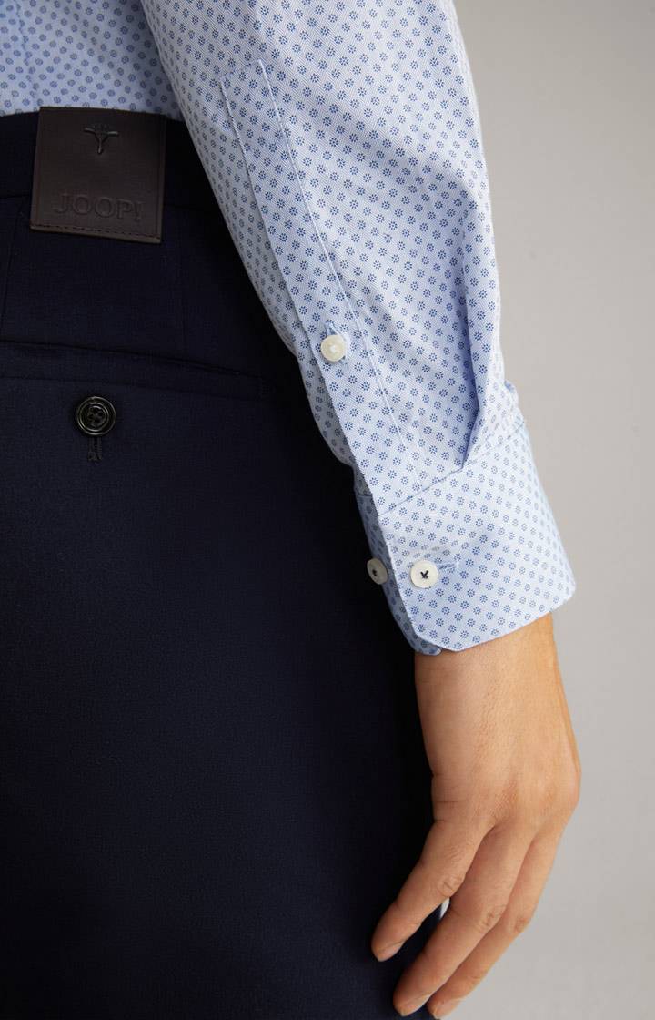 Joop Hemd Paiton In Blau Gemustert