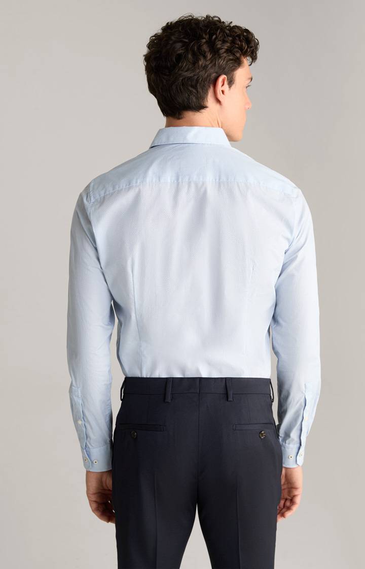 Joop Hemd Pit In Blau Gemustert