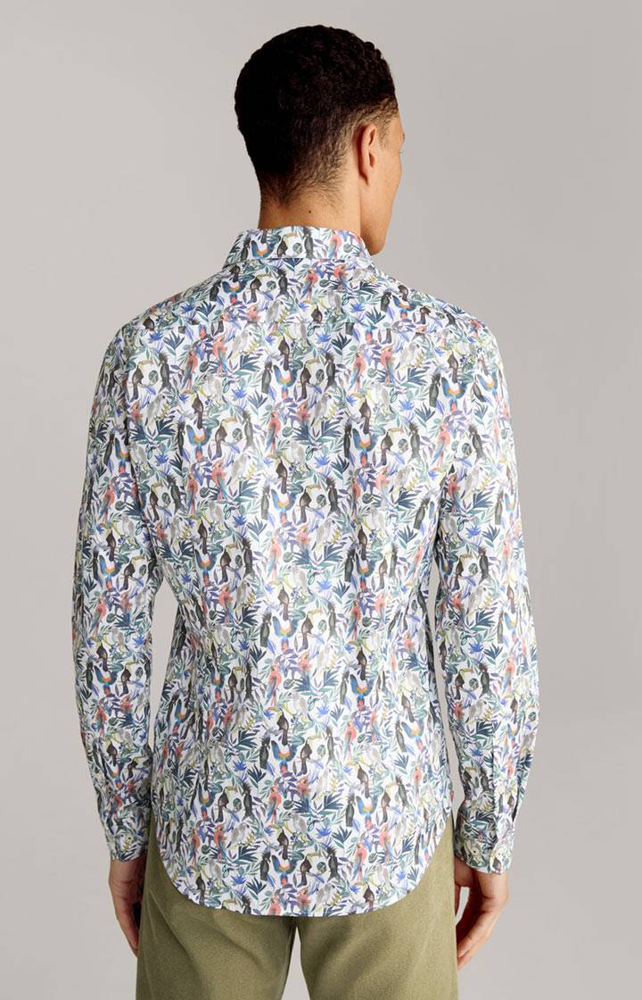 Joop Hemd Pitty In Weiß Gemustert