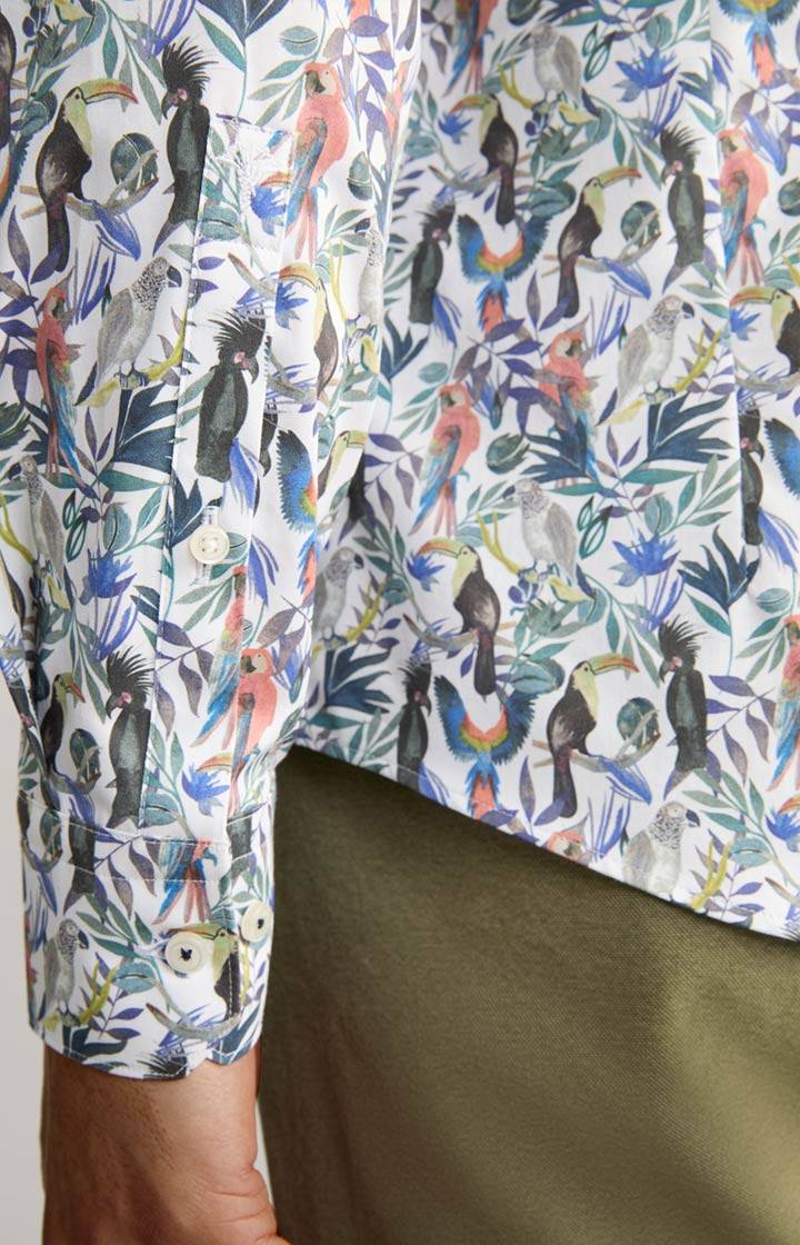 Joop Hemd Pitty In Weiß Gemustert