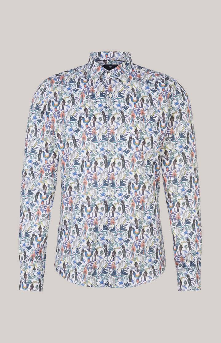 Joop Hemd Pitty In Weiß Gemustert