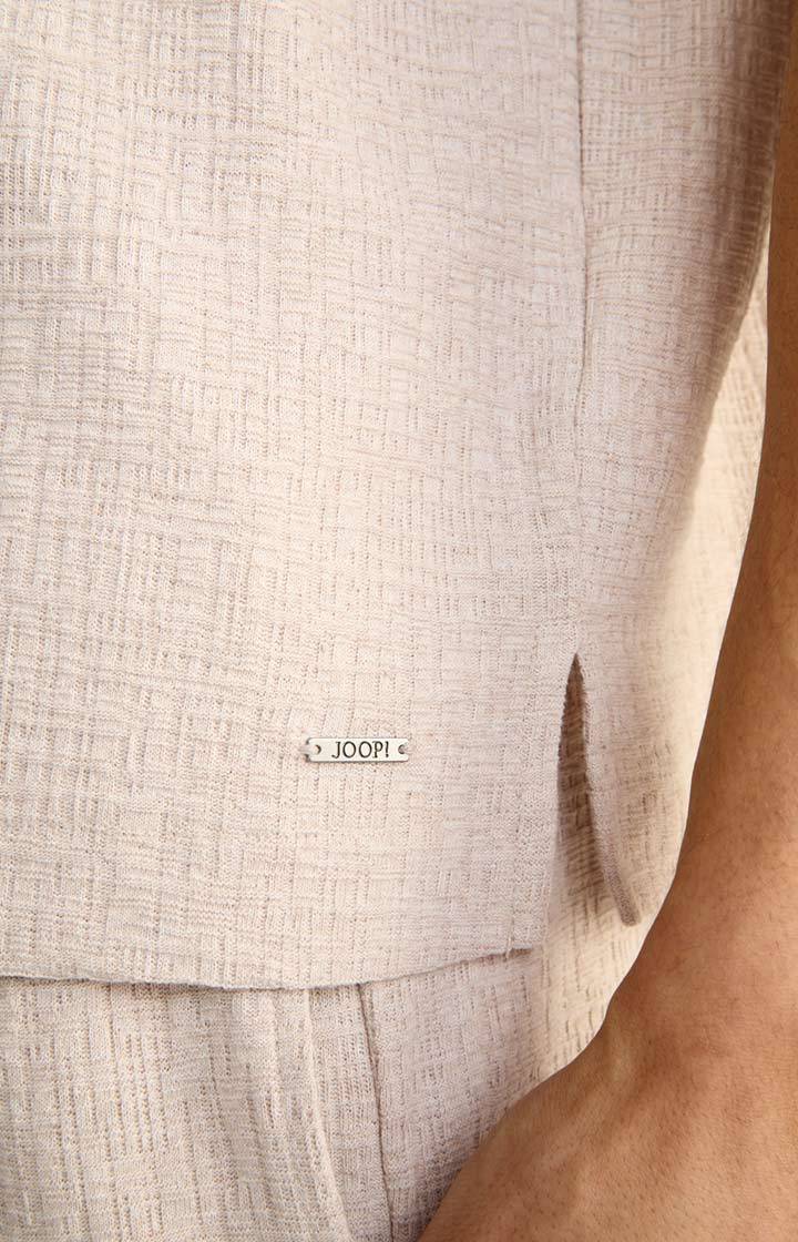 Joop Hemd Tate In Beige Strukturiert