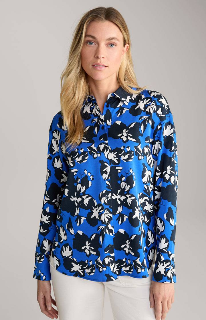 Joop Hemdbluse in Navy/Marineblau/Weiß