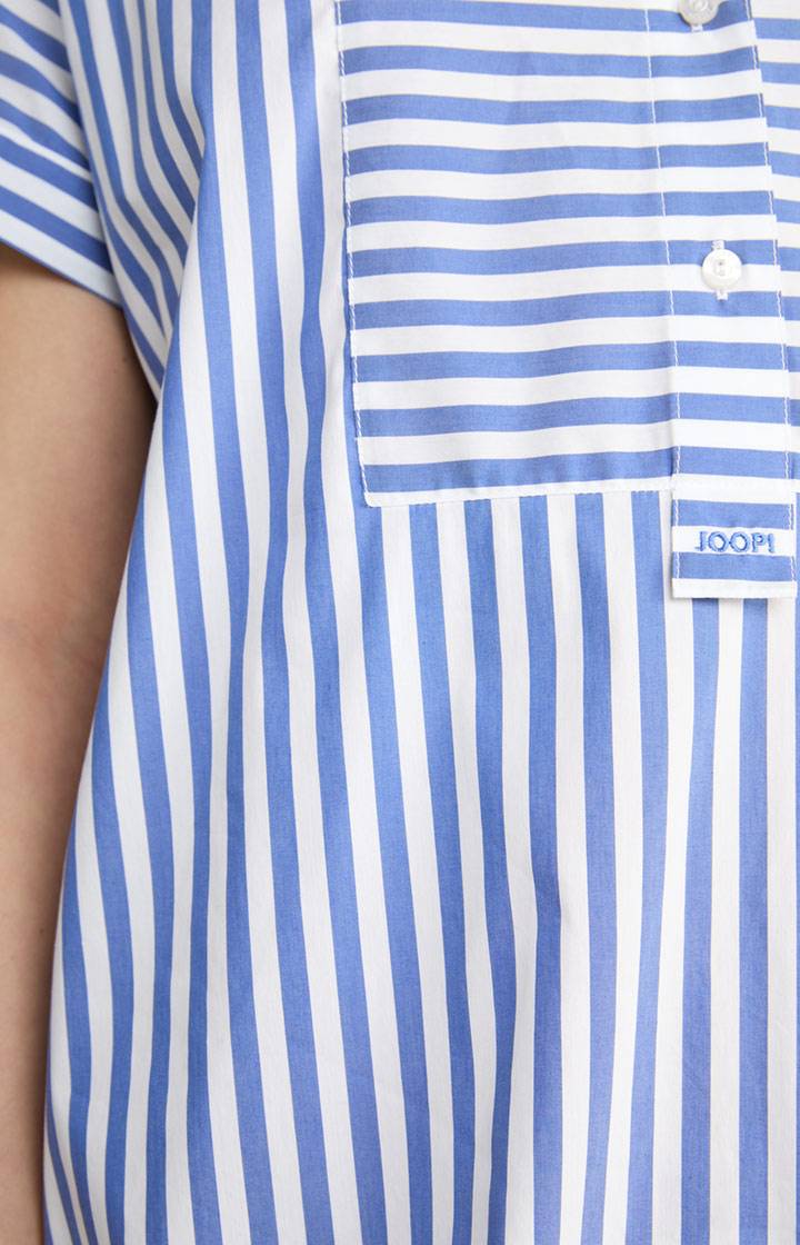 Joop Hemdblusen-Tunika In Blau/Weiß Gestreift