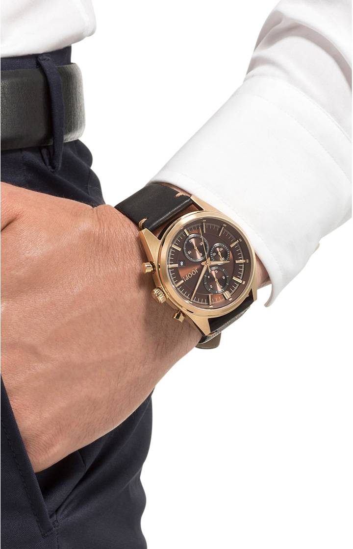 Joop Herrenuhr In Gold/Schwarz