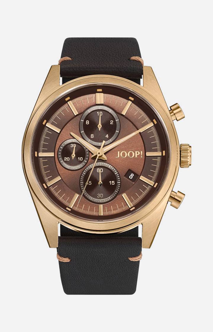 Joop Herrenuhr in Gold/Schwarz