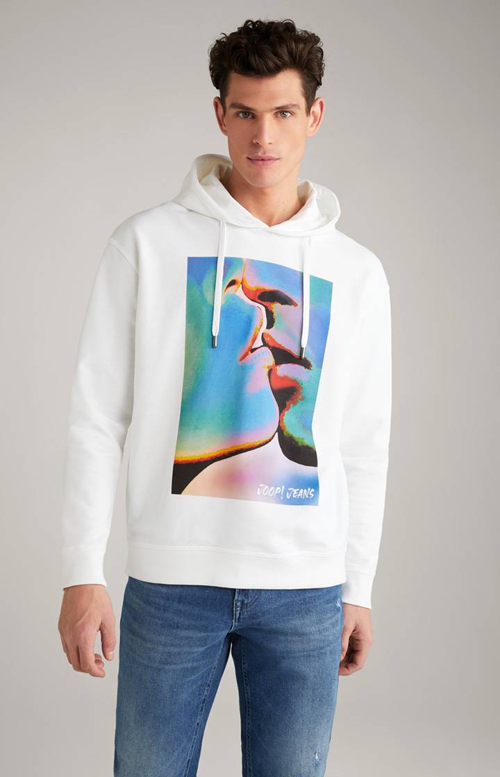 Joop Hoodie Sebastiano in Weiß