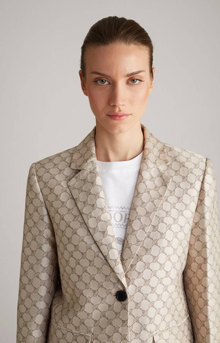 Joop Jacquard-Blazer In Beige Gemustert