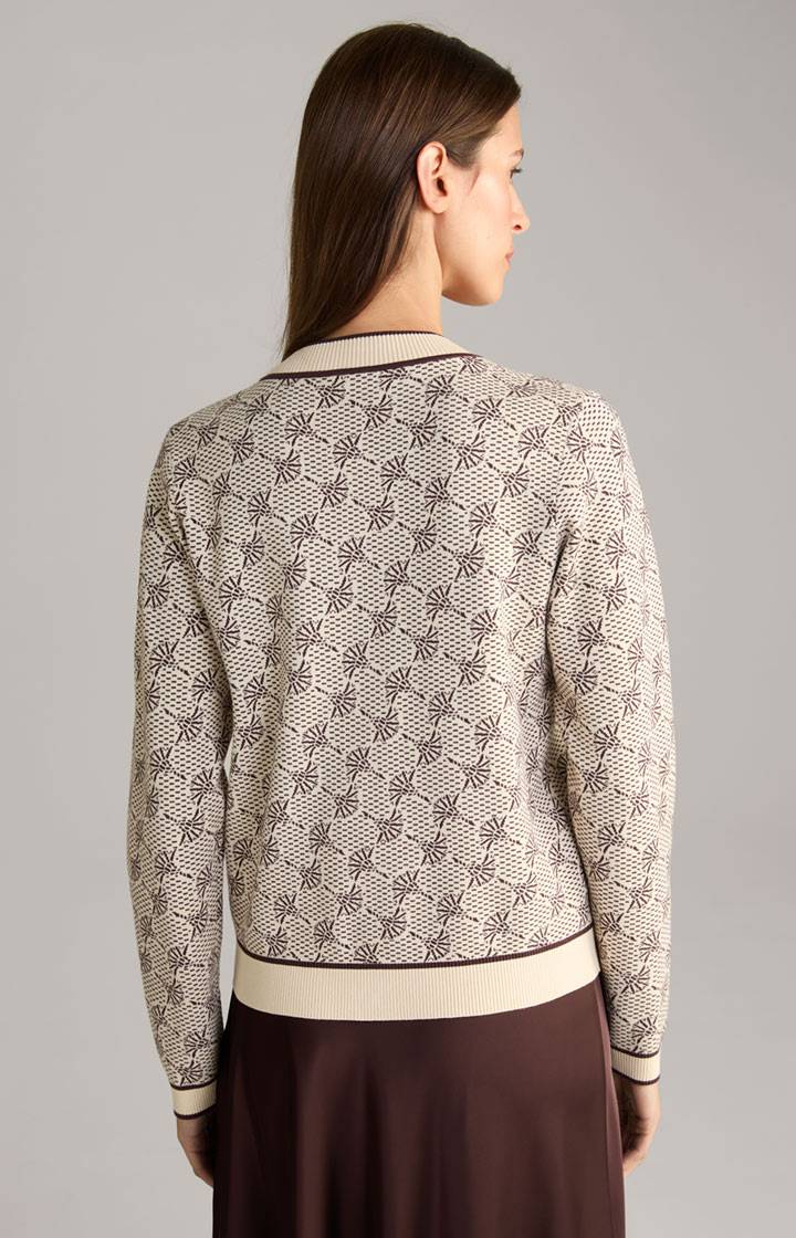 Joop Jacquard-Cardigan In Beige