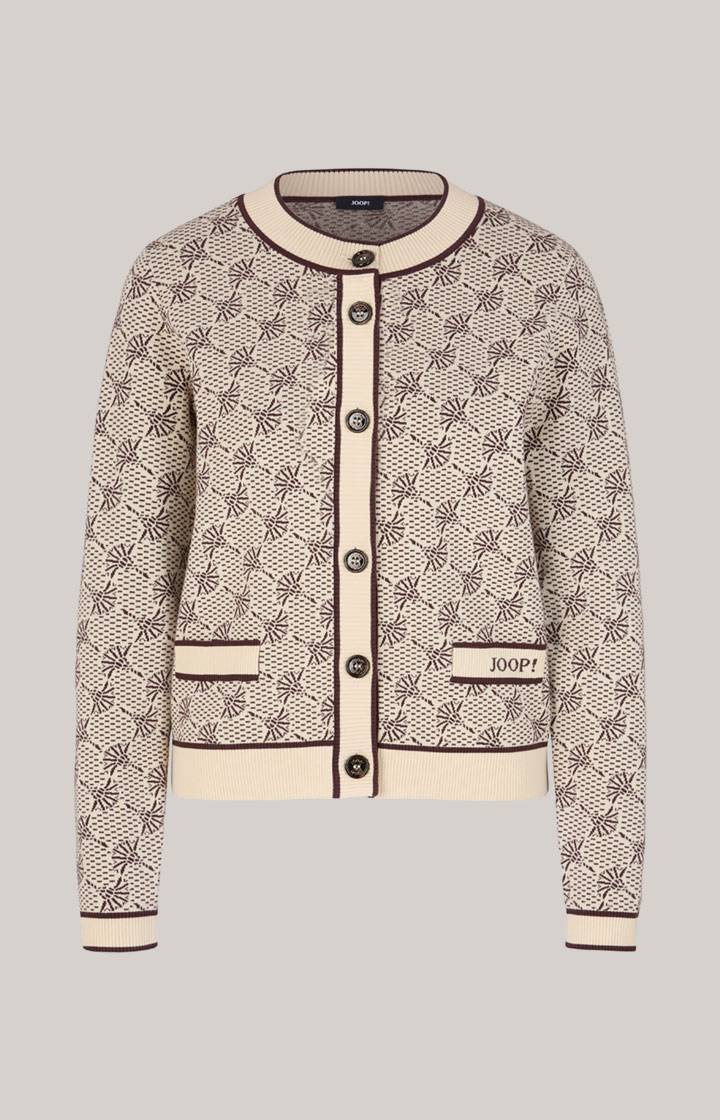 Joop Jacquard-Cardigan In Beige