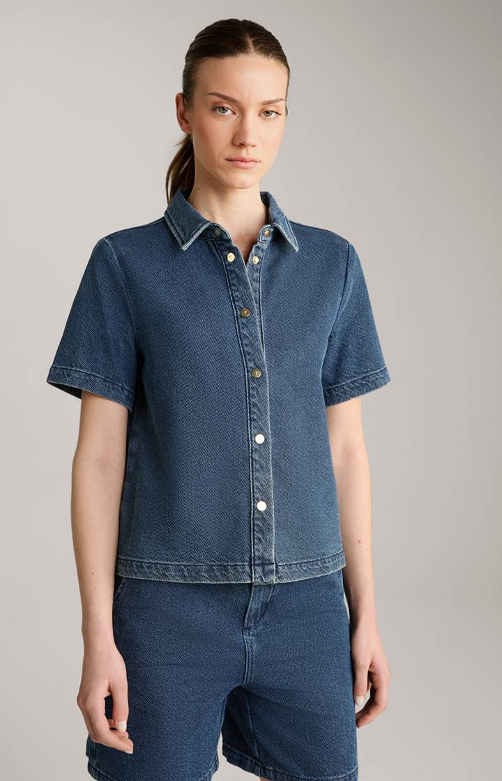 Joop Jeans-Bluse in Denim Blue