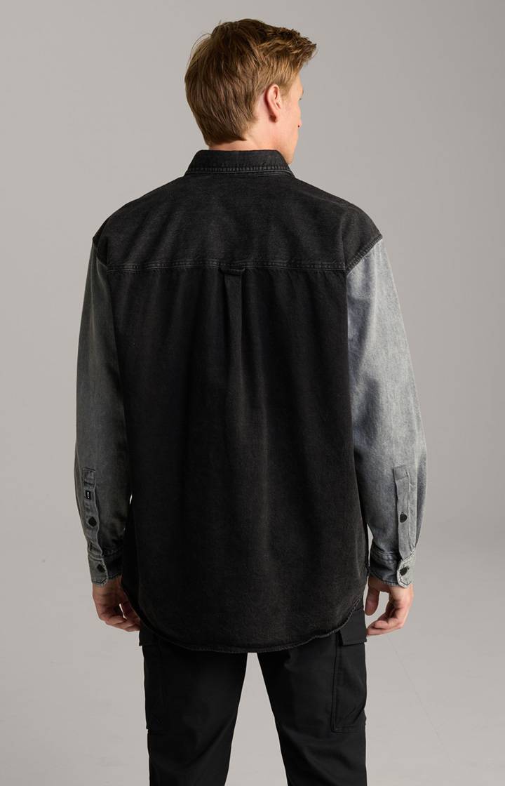 Joop Jeans-Hemd Hawes In Schwarz/Blau