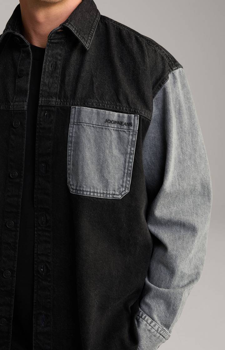 Joop Jeans-Hemd Hawes In Schwarz/Blau