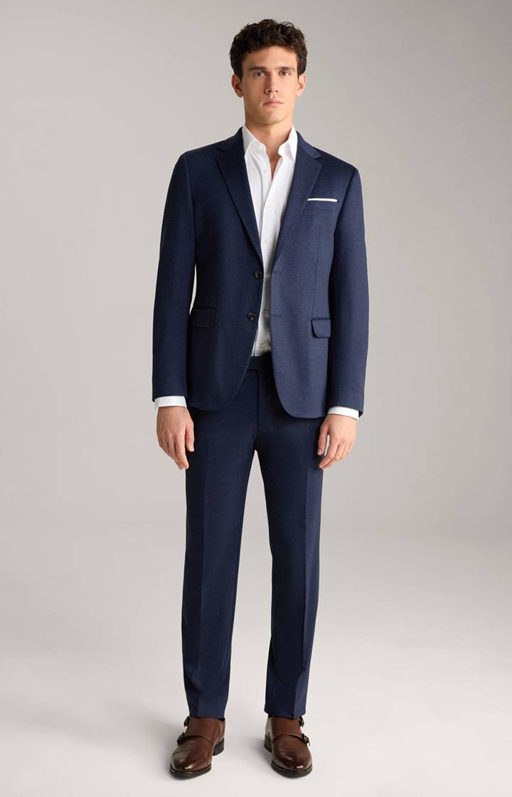Joop Jersey-Anzug Herby-Blayr in Navy meliert
