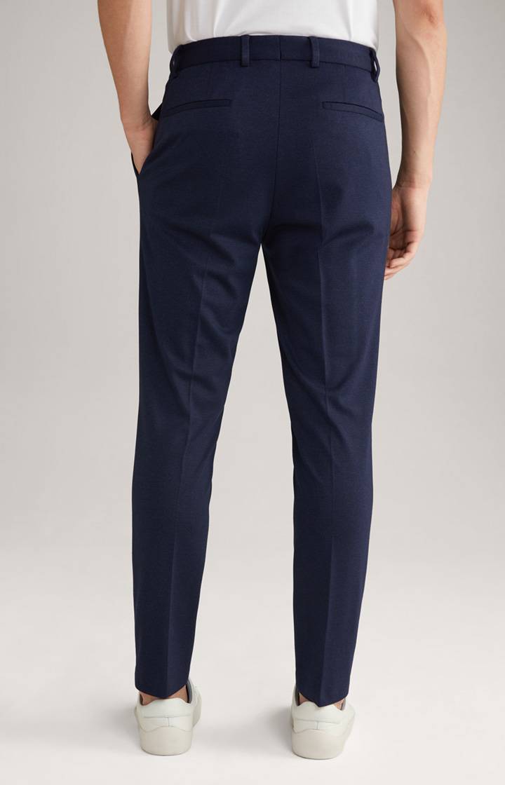 Joop Jersey-Baukasten-Hose Bird In Navy Meliert