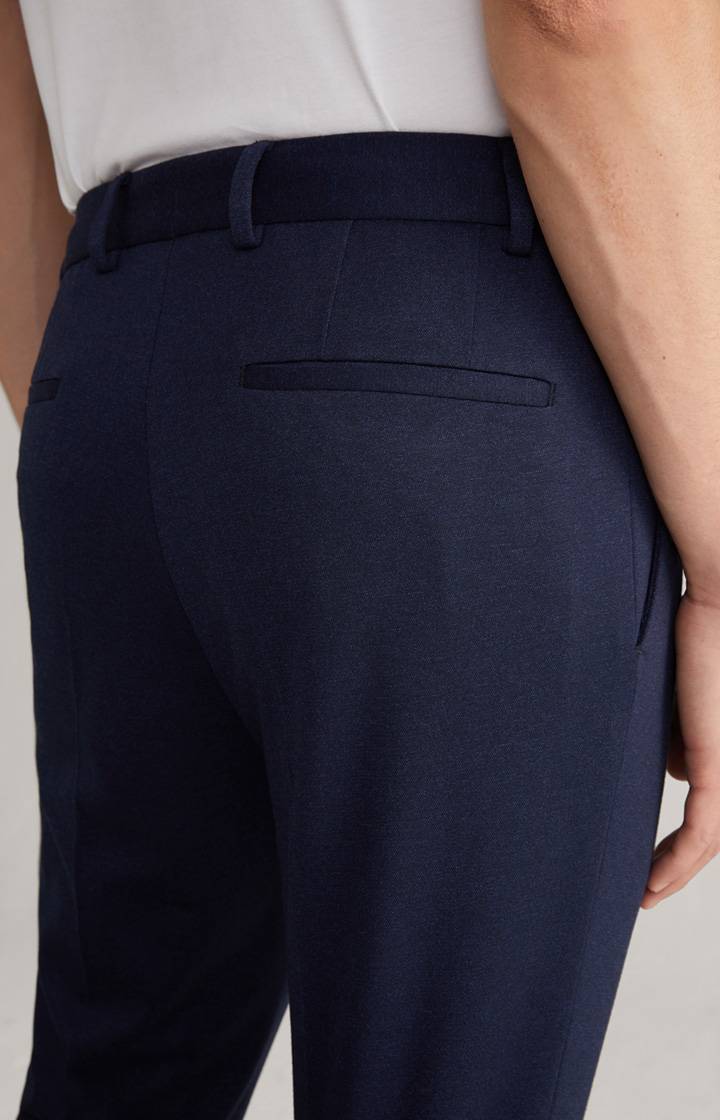 Joop Jersey-Baukasten-Hose Bird In Navy Meliert