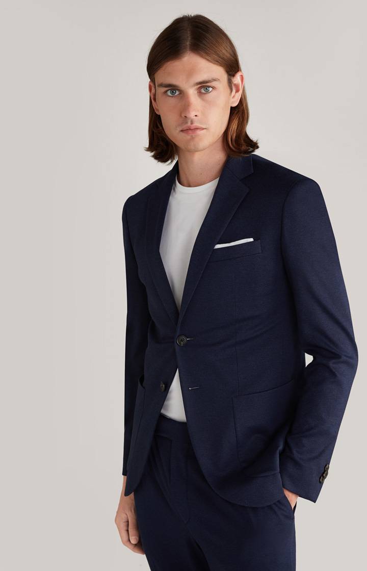 Joop Jersey-Baukasten-Sakko Dash in Navy meliert