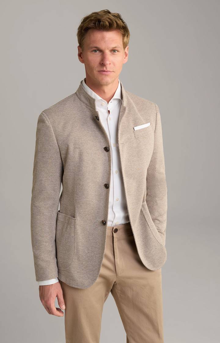 Joop Jersey-Sakko Hiro in Beige meliert