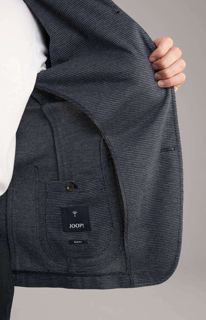 Joop Jersey-Sakko Hiro In Navy Meliert